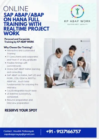 SAP ABAP with Project